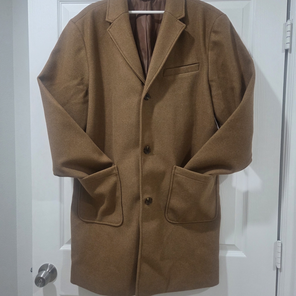 Old Navy Men's Tan Trench Coat